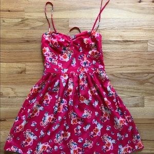 Pink Floral Sundress